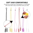 thumbnail image 2 of 6 Pcs Sangles de Lunettes Réglables en Silicone Porte-Lunettes, 2 of 7