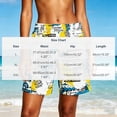 thumbnail image 3 of Ailaofu Women's Elastic Waist Printed Shorts, Casual Loose Lightweight Comfortable Summer Shorts, Beach Vacation Casual Shorts, 3 of 7