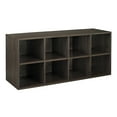 thumbnail image 2 of ClosetMaid 8 Box Cube Closet Shoe Organizing Storage Station, Espresso (3 Pack), 2 of 8
