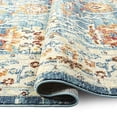 thumbnail image 3 of Laura Hill Bella Amelia Damask Area Rug, Blue/Ivory, 7'10"x10'2", 3 of 5
