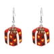 thumbnail image 1 of Pendientes para mujer, regalos para mujer, pendientes navideños de Papá Noel con aceite de colores, pendientes de muñeco de nieve, 1 of 2