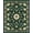 Green, Pattern 3, variant on ODIKA 4'x6' Machine Washable Non-Slip Area Rug, Vintage Oriental High Traffic Rug, Green, 10735
