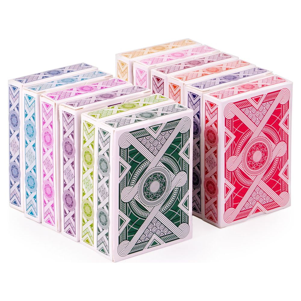 Nertz Card Game 12 Decks - Brybelly Nertz Playing Cards for Adults