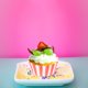 thumbnail image 2 of 100 moldes de papel para muffins con rayas rojas y blancas, para hornear y cupcakes., 2 of 8