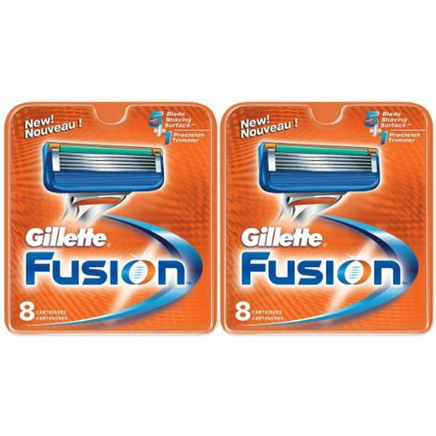 gillette Fusion Razor 8 Refill cartridges