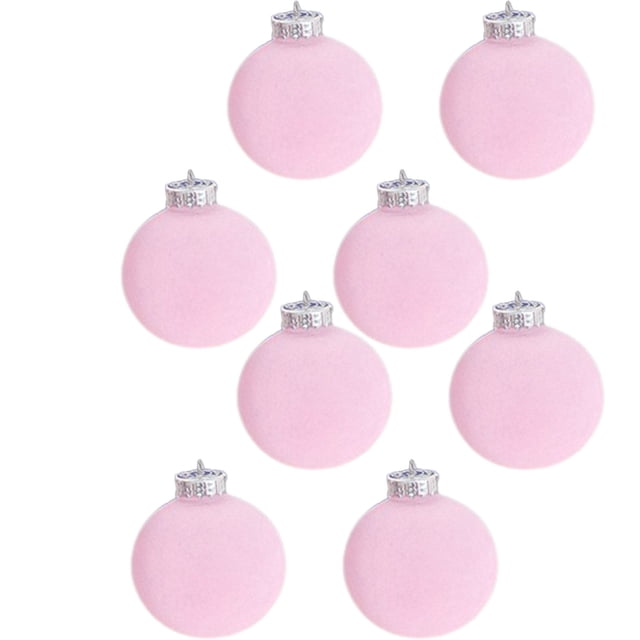8 bolas navideñas de terciopelo para árbol de Navidad, adornos de terciopelo para árbol de Navidad, bolas de terciopelo de 8 cm, adornos navideños de terciopelo para fiestas navideñas, liquidación.