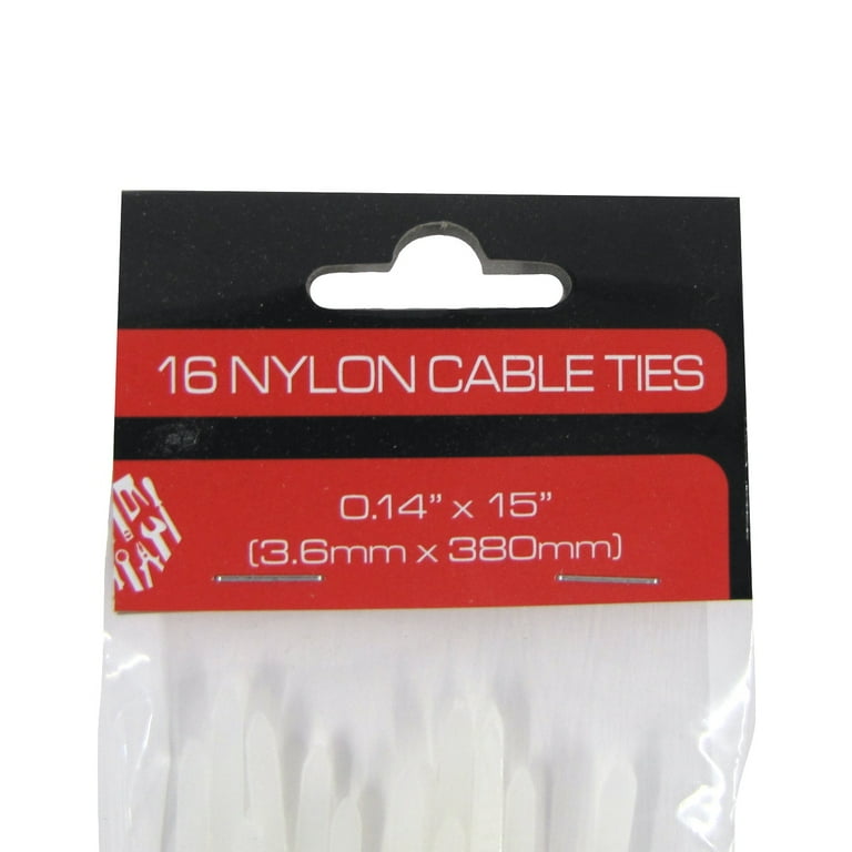 Assort Size Heavy Duty XL Nylon White Zip Tie Down Set Plastic Cable Wire Strap Assort Size Heavy Duty XL Nylon White Zip Tie Down Set Plastic Cable Wire Strap