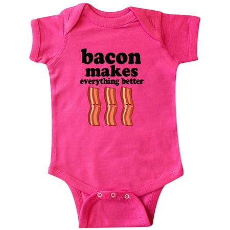

Inktastic Bacon Makes Everything Better Gift Baby Boy or Baby Girl Bodysuit