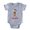Heather Grey, variant on CafePress - Naughty Chihuahua - Cute Infant Baby Football Bodysuit