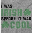 thumbnail image 2 of St Paddy Irish Before It Was Cool Unisex Plus Fleece Graphic Sweatshirt Brisco Brands 5X, 2 of 3