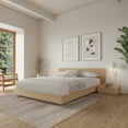 thumbnail image 4 of Satori 4 Piece Low Platform King Bedroom Set in Natural Blonde Oak, 4 of 5