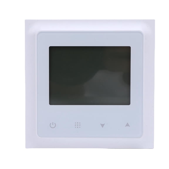 Smart WiFi Digital Programmable Thermostat - White Touchscreen Temperature Controller for Home Heating & Cooling System