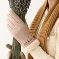 thumbnail image 3 of TERGAYEE Womens Winter Warm Gloves,With Sensitive manipulatescreen Texting Fingers,Fleece Lined Windproof Gloves Cold Weather Warm Gloves, 3 of 4