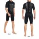 thumbnail image 2 of Greeniant Traje de buceo de alta eficiencia a prueba de frío de una pieza estilo de manga corta transpirable agradable a la piel traje de baño clásico Deportes acuáticos Hombres Negro 3XL Greeniant OD020692-06, 2 of 6