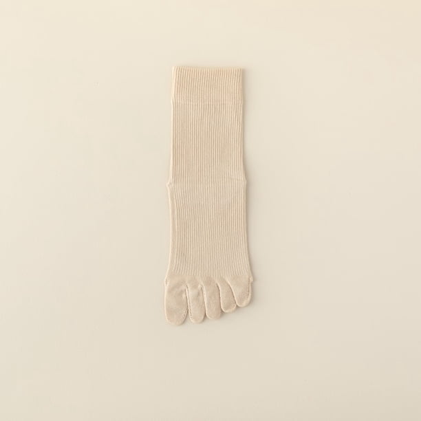 Calcetines de cinco dedos para niños, de algodón, con puntera media, deportivos, desodorantes, absorbentes del sudor, de algodón, sin huesos, para primavera y verano