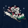 thumbnail image 3 of Disney Garçons/filles Luge pour Noël Mickey Mouse & Minnie Mouse Chandail à Capuchon, 3 of 4