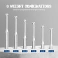 thumbnail image 4 of Yes4All Metal Adjustable 6-in-1 Steel Club for Strength & Full Body Workouts, 6.5-17.5 lbs, 4 of 7