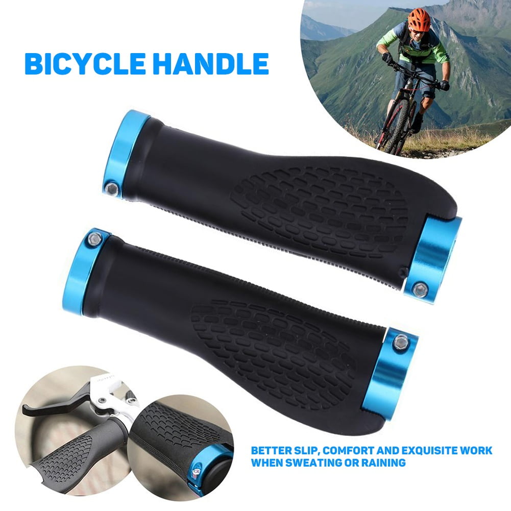 Details about   MTB BMX Mountain Bike Bicycle Handlebar Grips Hand Grip Cycling W/ Lock-On Ends 