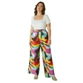 thumbnail image 3 of Ashley Stewart Women's Plus Easy Pull On Mesh Pant, Sizes 10/12-26/28, 3 of 3