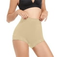 thumbnail image 4 of GEWSEY Women lifter panties Lace Tummy Control Shapewear Shorts Fajas Colombianas Moldeadoras Comfortable underwear (Beige, S), 4 of 6