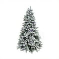 thumbnail image 2 of Northlight 9' Pre-Lit Artificial Christmas Tree Flocked Victoria Pine Multi-Function LED -, 2 of 4