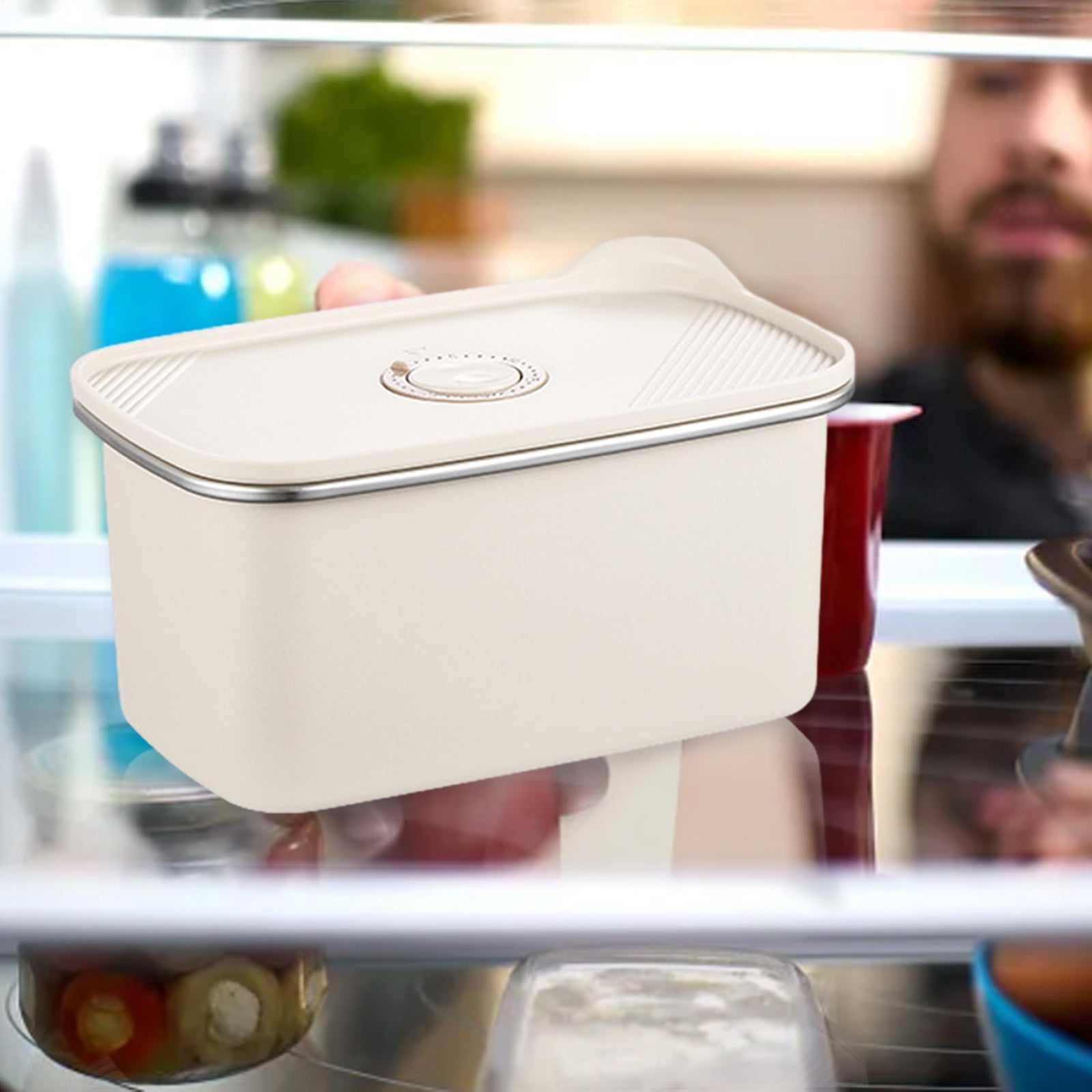Microwaveable Stainless Steel Airtight Storage Container Steel Airtight Storage Container Steel for You Steel Airtight Storage Container Feature Quantity 1Pcs Colour
