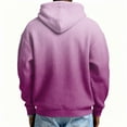 thumbnail image 4 of Quarter Zip Hoodie Mens Shirts Long Sleeve Waffle Sweatshirt 1/4 Zip Pullover with Pockets Pink 2XL, 4 of 4