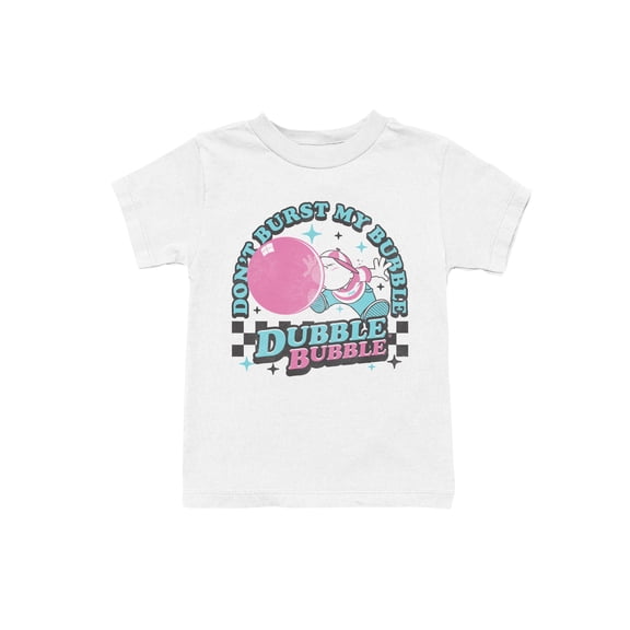 Officially Licensed Dubble Bubble Don't Burst My Bubble Youth's T-shirt