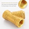 thumbnail image 4 of Forged Brass YStrainer, Brass Filter, DN15/DN20/DN25 Internal Thread YShaped Brass Screen Filter Valve Connection For WaterOil Separation(A), 4 of 5