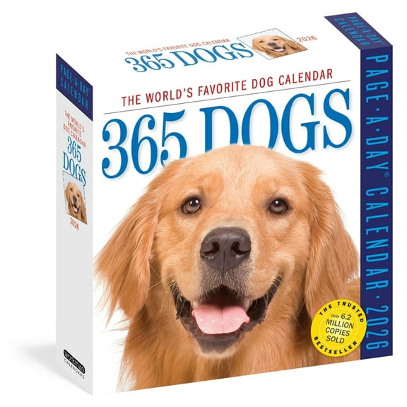 365 Dogs Page-A-Day(r) Calendar 2026: The World's Favorite Dog Calendar, (Paperback)