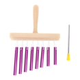 thumbnail image 2 of Children's Percussion Tube Instrument Music Percussion Toy Set Wind Chimes Music violet, 2 of 9