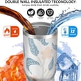 thumbnail image 3 of Modern 30oz Handheld Travel Tumbler with Handle – Double Wall Stainless Steel Insulated Cup, Flip Straw Lid, Leak-Proof & BPA-Free for Hot and Cold Drinks – Durable Coffee & Juice Mug Black, 3 of 7