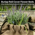 thumbnail image 5 of Deally Burlap Roll 19.7" x 9.8ft, Gardening Burlap Roll,Multipurpose Burlap Fabric for Tree Wrap, Weed Barrier, Farmhouse Decor and Crafts, 5 of 7