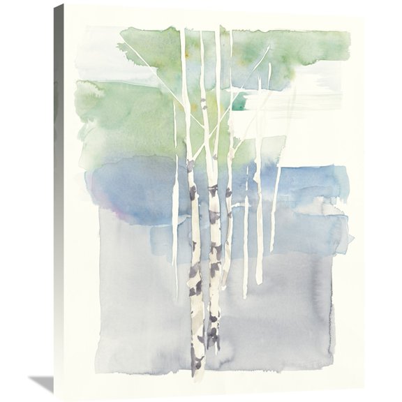 Global Gallery Avery Tillmon 'Aspens I Crop' Canvas Wall Art