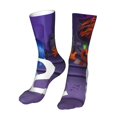 thumbnail image 3 of Lsque inside out 2 Print Women's Men's Novelty 16in Crew Socks Cotton Socks Knee High Socks for Walking,Running,Nurses,Pregnancy, 3 of 6
