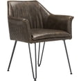 thumbnail image 2 of Safavieh Esme 19''H Mid Century Modern Leather Dining Chair, Set of 2, 2 of 9
