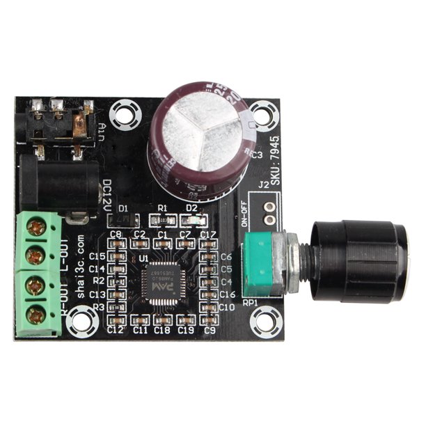 15W Dual Channel Stereo Class D Digital HD Amplifier Board