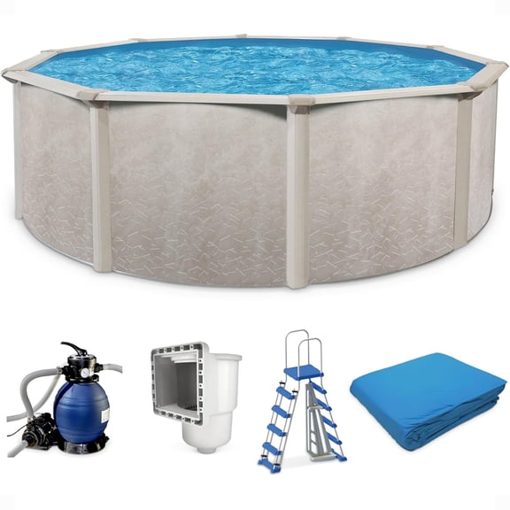 Aquarian Phoenix 18' x 52" Steel Frame DIY Family Above Ground Pool Kit