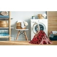 thumbnail image 2 of Ahgly Tapis Rond Lavable en Machine Intérieur Transitionnel Rouge, 8 Pieds Rond, 2 of 7