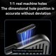 thumbnail image 5 of For iPhone 16 Plus Case Heat Dissipation Kickstand PC Phone Cover Built-In Glass Lens Film - Dark Pu, 5 of 5