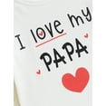 thumbnail image 6 of Bagilaanoe Little Girls Boys Summer T-Shirt Letter Heart Print Short Sleeve Tees 1T 2T 3T 4T 5T 6T 7T 8T Kids Casual Tops, 6 of 9