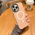 thumbnail image 2 of Magnetic for iPhone 13 Case Wireless Charging Anti-Fingerprint Compatible with MagSafe for Women Men, Hard Translucent Matte Back Cover, Luxury for 13 Cases (for iPhone 13, Light Pink), 2 of 13