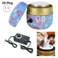 thumbnail image 4 of KLKCMS Mini Machine à Poterie Électrique Roue de Poterie avec 8 Pcs Outils en Argile Cadeau pour Adulte Bleu Clair, 4 of 9