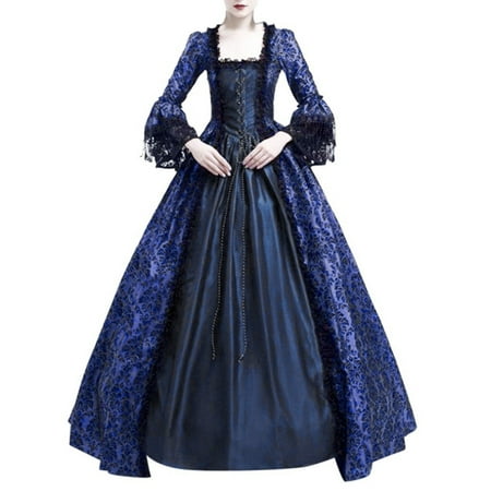 UPPADA Plus Size Victorian Dress for Women Lace Up Flare Sleeve Ball Gown with Corset Evening Party Maxi Gowns Vintage Cocktail Dress Wedding Dresses Deals 2024 Women Clothing
