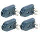 thumbnail image 4 of ColoMX Enchufe eléctrico de 4 Uds., práctico enchufe de 2 clavijas, cable de extensión de repuesto (enchufe estadounidense), 4 of 8