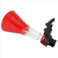 thumbnail image 3 of 2X Car Universal Engine Oil Funnel Oil Funnel Adjustable Oil Funnel Adapters Spill Proof Oil Filter Tool Set,2 x Funnel with regulator,Red, 3 of 5