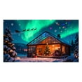thumbnail image 1 of SIfdSeng Get it Fast Large Garage Door Banner Outdoor for Holiday Season Front Porch Yard Festive Party Welcome Sign, 1 of 5
