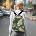 thumbnail image 7 of FORMRS Mini Backpack Purse for Women Travel Daypack Casual Shoulder Bag, Beige Abstract, 7 of 7