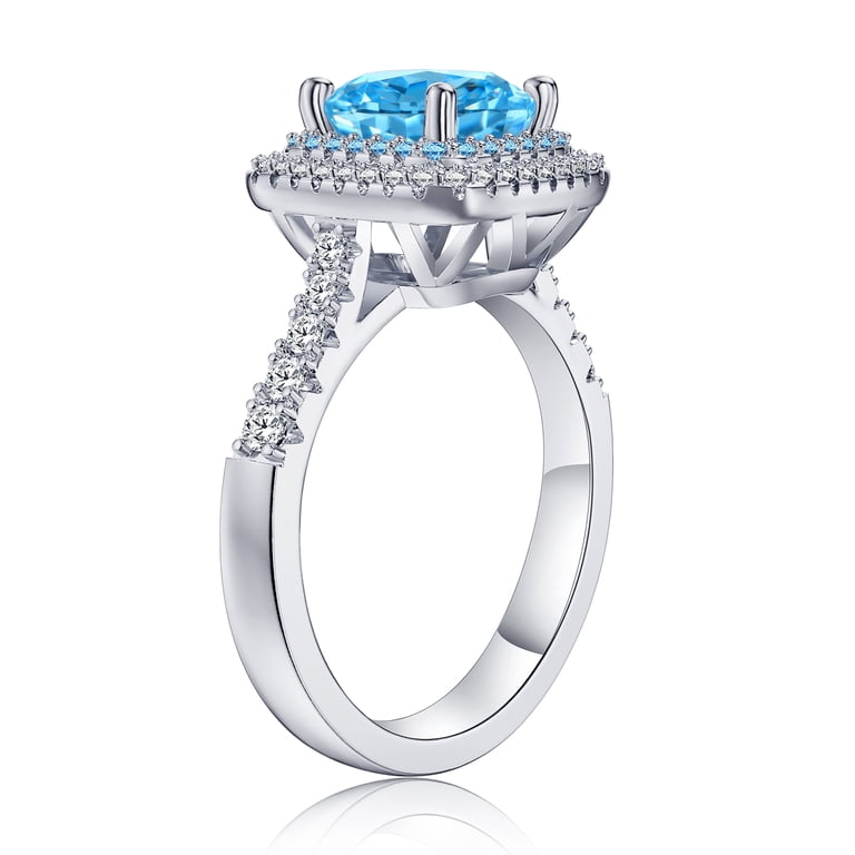 YAFEINI Witches Knot Ring – Sterling Silver With Moonstone, Mystic Jewelry For Women