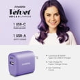 thumbnail image 5 of Velvet USB C Wall Charger Block 20W PD, Liquipel Powertek Type C Fast Charging Cube, Phone Wall Power Adapter with Foldable Plug, Compatible with iPhone, iPad, iWatch, Galaxy, Android, Pixel, Tablet, 5 of 7